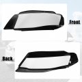 X Autohaux 1 Pair Car Front Headlight Headlamp Lense Clear Lens Cover Cap Pc Shell For Audi A4 B8 2009-2012 8k0941029c
