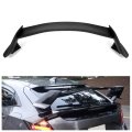 Rear Trunk Spoiler Wing For 2016 To 2021 Honda Civic Hatchback Abs Plastic Lip Car Exterior Accessories Matte Black 