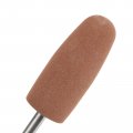 Uxcell 3pcs 400 Grits Abrasive Mounted Stone 2 35mm Shank 5 10mm Dia Conical Heads Grinding And Polishing Wheels For Deburring