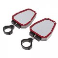 Motobiker Utv Side Mirrors For 1 75 Roll Bar Rzr Rear View Compatible With Polaris Ranger Yamaha Rhino Pioneer 1000 Can-am