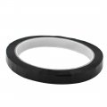 New Lon0167 12mm Single Sided Strong Self Adhesive Mylar Tape 50m Length Retardant Logo Black Einseitig Starkes Selbstklebendes
