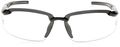 Es5 Reader Crossfire Safety Glasses Clear Diopter 2 5 Shiny Pearl Gray Frame 