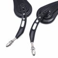 Httmt Mt382d- Motorcycle Black Raindrop Side Racing Mirrors For H-d 1982-later Except 2014-later Flhtkse Flhrse6 Flhr And Flhrc