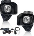 G-plus Fog Lights Front Bumper Lamp Driver And Passenger Side W Harness Compatible With Ford F250 F350 F450 F550 Super Duty 