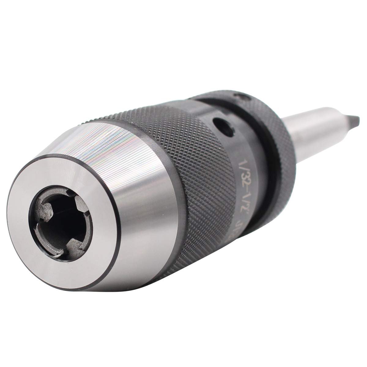 1 2 Inch 3-jaw Keyless Drill Chuck And Mt2 Taper Arbor Mount Jt33