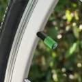 Looney Tunes Marvin The Martian Motorcycle Bicycle Bike Tire Rim Wheel Aluminum Valve Stem Caps