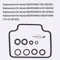 Waltyotur 4 Pcs Carburetor Carb Rebuild Repair Parts Kits Motorcycle Performance Replacement For Honda Nighthawk Cb550 Sc Cb650