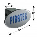 Seton Hall University Secondary Logo Oval Tow Trailer Hitch Cover Plug Insert For 2 In Receivers Black Abs Plastic With Uv