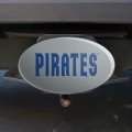 Seton Hall University Secondary Logo Oval Tow Trailer Hitch Cover Plug Insert For 2 In Receivers Black Abs Plastic With Uv