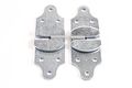 Qty 16 Straight Brackets Wood Sides Stake Body Utility Latch Rack Gate Trailer 16pc Panel Connector