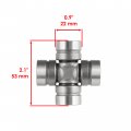 Caltric Drive Propeller Shaft U-joint Compatible With Kawasaki Mule Sx Kaf400 4x4 Xc Se 2017-2018