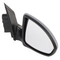 Passenger Side Door Mirror For Chevy Cruze Limited 2016 Replacement Gm1321421 And 19258660 Black Standard Style Mount Plastic 