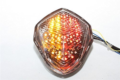 Led Tail Brake Light And Turn Signals For Suzuki Gsxr1000 2003 2004 Clear Lens Rear Assembly 12v Abs Plastic