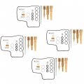 Labwork 4-pack Carburetor Carb Repair Kits Replacement For Honda V65 Magna Sabre Shadow 750 1100 Interceptor 1000