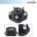 5 On 4 Inch Trailer Hub Replacement For 2000 Lbs 1-1 16 Spindle With Bearing Kit Pieces Set