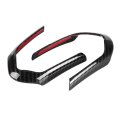 2 Pcs Car Steering Wheel Decoration Frame Cover Trim Carbon Fiber Fitment For F20 F22 F30 F32 F10 F06 F15 F16 Carbon 