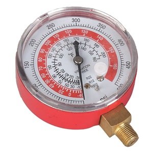 Dayton 4pdj8 2-3 4 In Replacement Gauge Red Dry