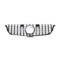 Black Front Upper Hood Bumper Grille For Mercedes-benz Ml250 2015 Kidney Grill 1pcs