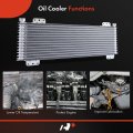 A-premium Lpd47391 40k Low Pressure Drop Transmission Oil Cooler Kit Compatible With Heavy Duty 40 000 Gvw Max Trans Mounting