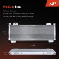 A-premium Lpd47391 40k Low Pressure Drop Transmission Oil Cooler Kit Compatible With Heavy Duty 40 000 Gvw Max Trans Mounting