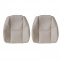 Driver Passenger Top Lean Back Perforated Leather Seat Cover Light Tan For Cadillac Escalade Esv Ext 2007 2008 2009 2010 2011 