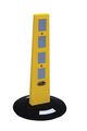Vestil Pbol-24 Poly Barriacade Bollard 13-1 4 Base Width 23 Height 