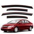 Wv194944 In Channel Side Window Visor Deflector Vent Rain Guard Dark Smoke Shatterproof Shades 4 Piece Set For 2006 To 2011 