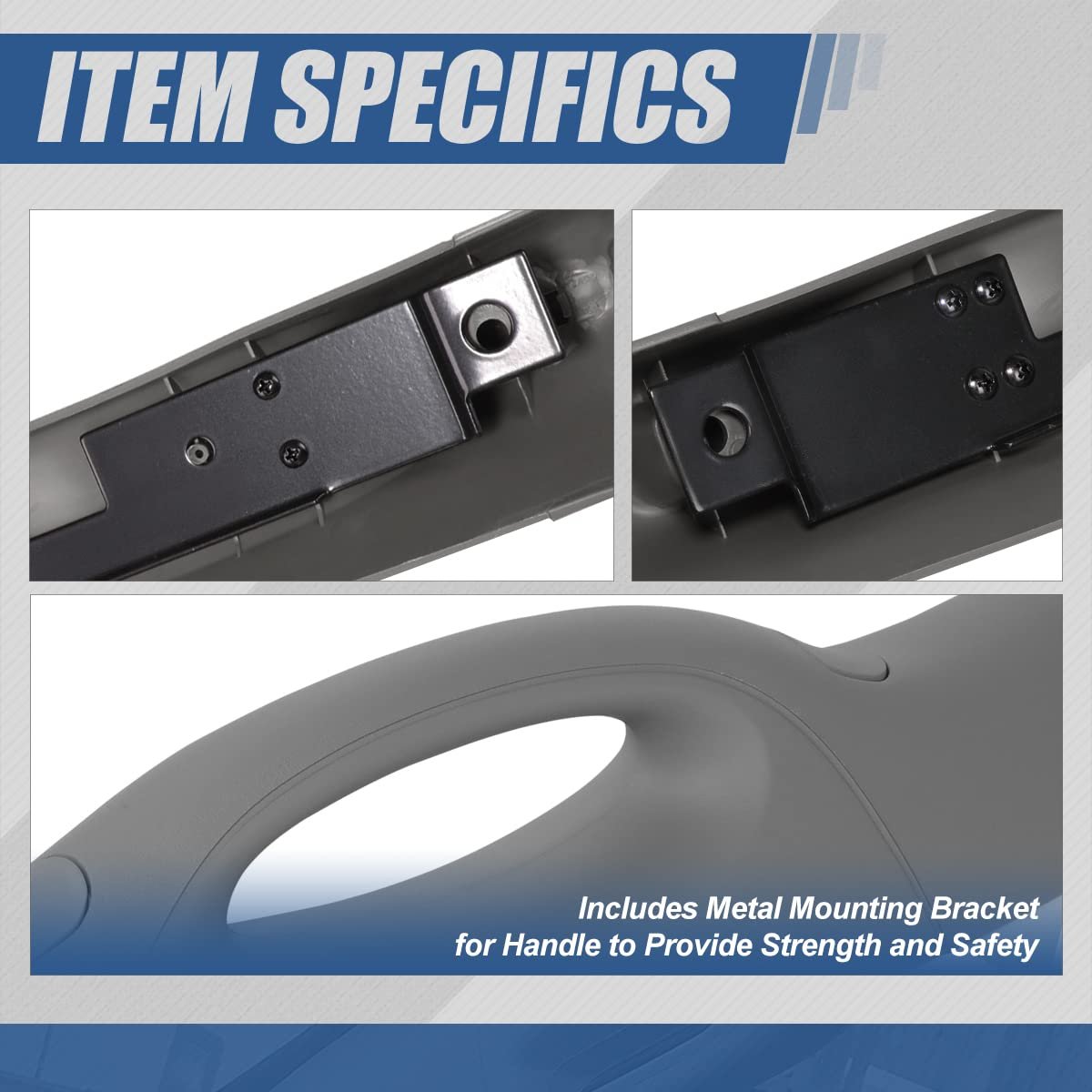 Front Window Windshield A-pillar Interior Panel Trim Moulding With Pull Handle For Ford F-150 Lincoln Mark Lt 2006-2008