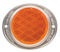 Grote 40233 Yellow Aluminum Two-hole Mounting Reflector 