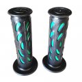 Watercrafts Bean Style Engraved Gel H Grips Green Atv Quad Yamaha Kawasaki Polaris Seadoo Watercraft Bombardier Jet Ski Foreman