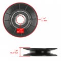 Caltric Idler Pulley Transmission Belt Compatible With John Deere E100 E110 E120 E130 E140 E150