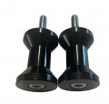 Pro-tek Black Swing Arm Spools For Triumph Daytona 675 And Street Triple 2006 2007 2008 2009 2010 Spool Sliders 6mm Black 