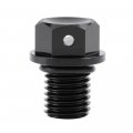 Nicecnc Black M12 X 1 5 Magnetic Oil Drain Plug Bolt Dirt Street Bike Compatible With Yamaha Wr400f Yz125 Yz250g R Yz426f