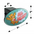 Care Bears Unlock The Magic All Heart Oval Tow Trailer Hitch Cover Plug Insert