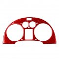 Fsfy Dashboard Guage Pod Speedometer Panel Cover Surround Trim Carbon Fiber Red For Audi Tt 8n 01-2006 Car