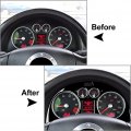Fsfy Dashboard Guage Pod Speedometer Panel Cover Surround Trim Carbon Fiber Red For Audi Tt 8n 01-2006 Car