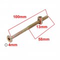 Uxcell M6x100mm Hex Socket Pan Head Screws Bolts Barrel Nuts 4 Sets