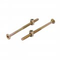 Uxcell M6x100mm Hex Socket Pan Head Screws Bolts Barrel Nuts 4 Sets