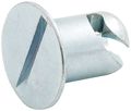 All19190 Steel Quick Turn Flush Head Button 7 16 In X 0 400 Slotted Pack Of 10 