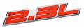 Erpart 2 3l Liter Embossed Red On Highly Polished Silver Real Aluminum Auto Emblem Badge Nameplate