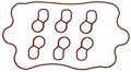 Fel-pro Ms94452 Manifold Gasket Set 