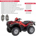 Brake Calipers Front Left Right For Honda Trx500 Trx680 Fourtrax Foreman Rubicon Rincon 500 680