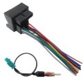 Car Stereo Wiring Harness W Fakra Antenna Adapter Plug Wire Fit For Volkswagen Gti 2003-2014 Jetta 1999-2015 New Version 