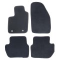 Floor Mats Carpet For Ford Ecosport Se 2018 2022 4 Piece Set Black Velour And Plastic Front Rear Interior Direct Replacement 