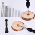 Nghtmre Performance Pin Vise Hand Drill Set With 26 Pcs Twist Bits Mini Micro Rotary Tools Great For Models And Hobby 