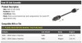 Marketplace Auto Parts Front Cv Axle Assembly Compatible With 2002-2004 Subaru Impreza Wrx 2 0l H4
