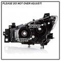Acanii For Halogen Model Only 2017-2018 Mazda 3 Projector Headlight Oe Style Replacement Passenger Side