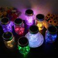 8 Pack Solar Mason Jar Lid Lights 20 Led Warm White Fairy String For Garden Patio Deck Wedding Waterproof Outdoor Indoor