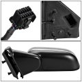 Ch1320288 Factory Style Driver Left Side Mirror Manual Folding Power Adjust Heated Glass Memory Compatible With Chrysler Aspen