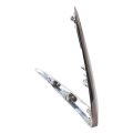 Grille Molding For Lexus Es350 2019 2020 2021 2022 2023 2024 Driver Side F Sport Package Smoked Chrome Finish Replacement 